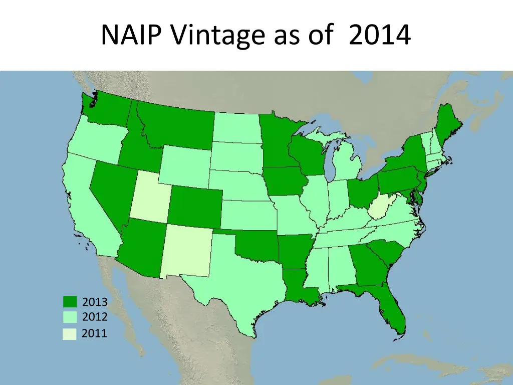 naip vintage as of 2014