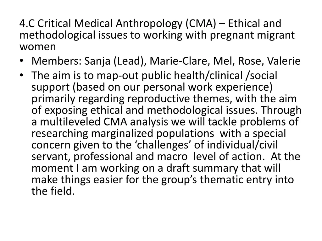 4 c critical medical anthropology cma ethical