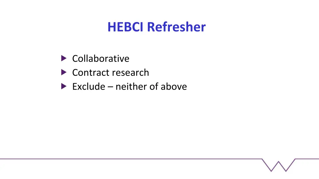 hebci refresher