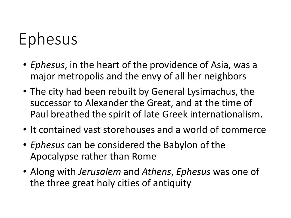 ephesus