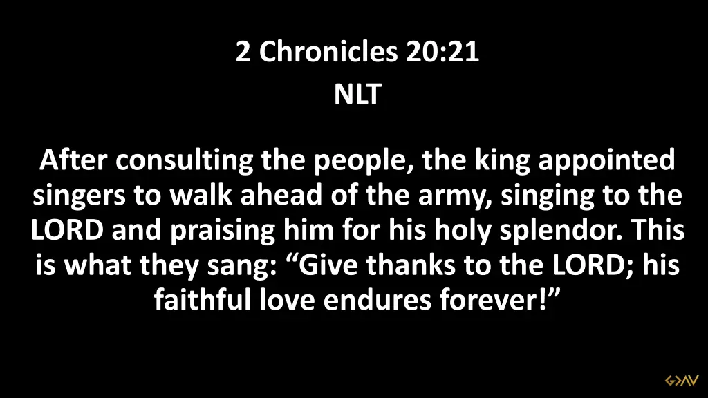 2 chronicles 20 21 nlt