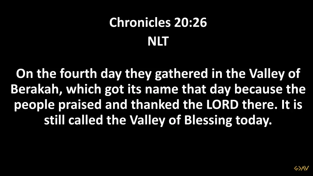 chronicles 20 26 nlt