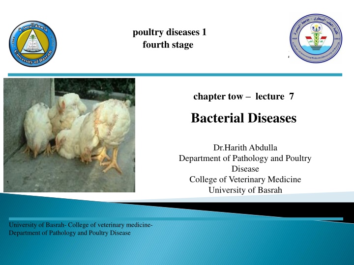 poultry diseases 1 fourth stage