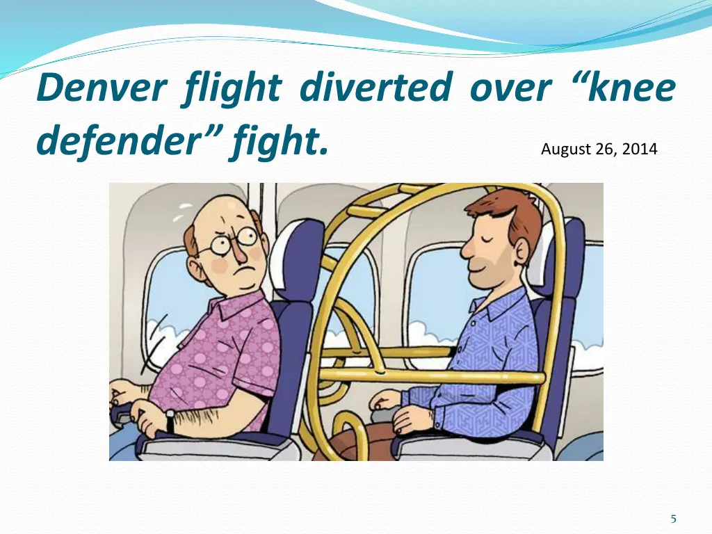 denver flight diverted over knee defender fight