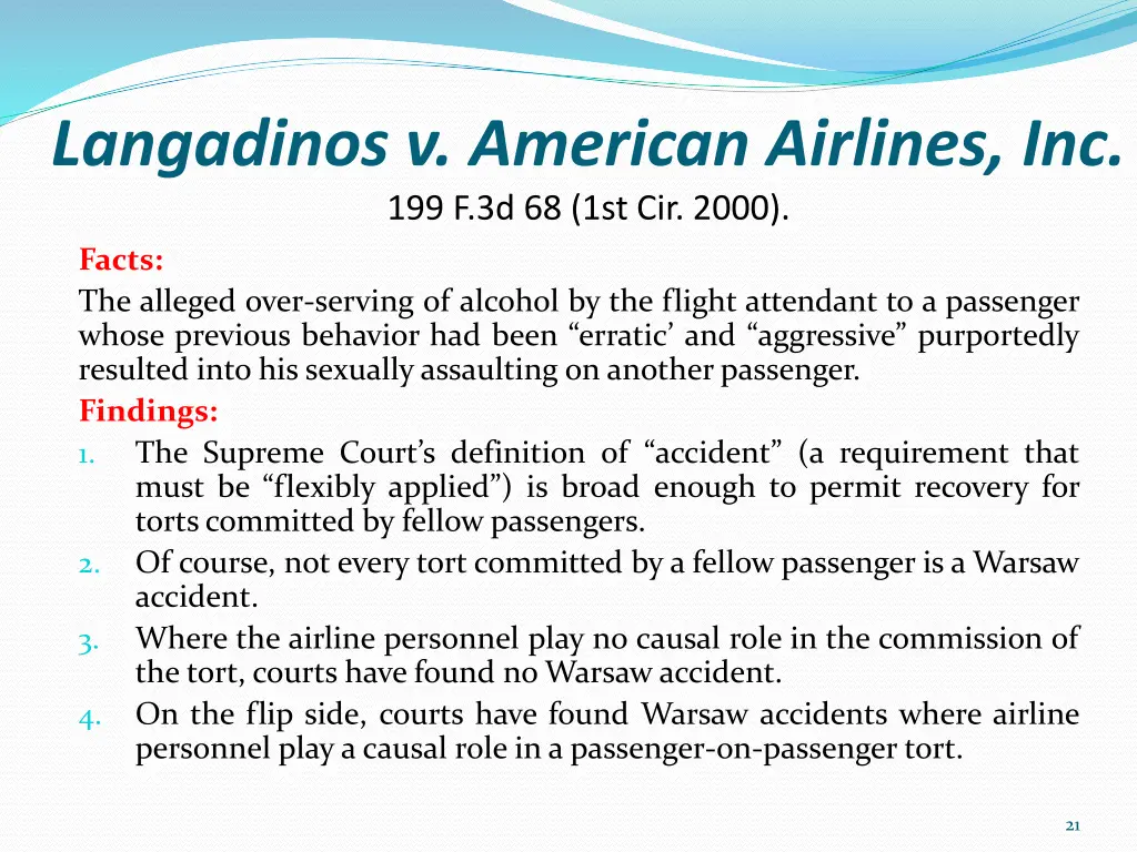 langadinos v american airlines