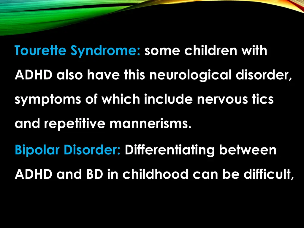 tourette syndrome some children with