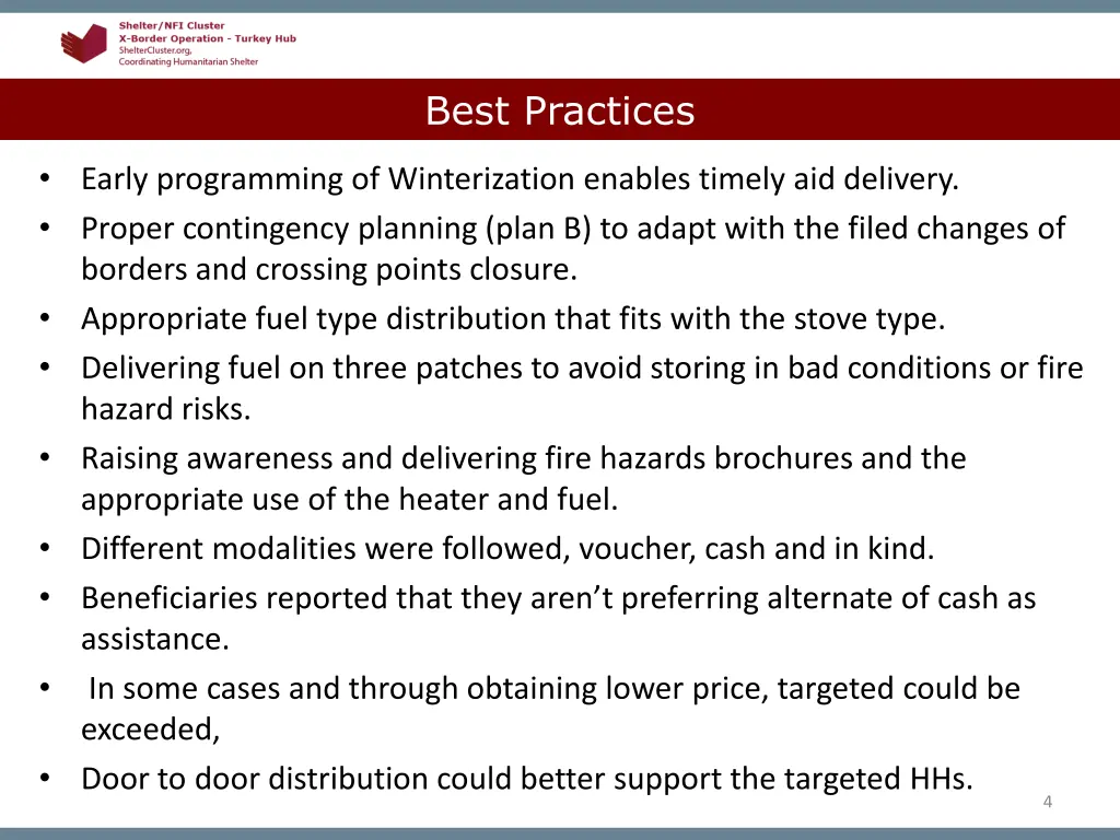 best practices