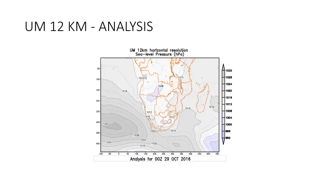 um 12 km analysis