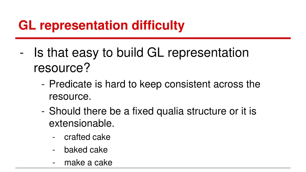 gl representation difficulty