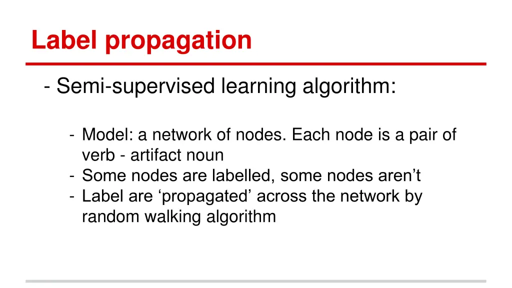 label propagation