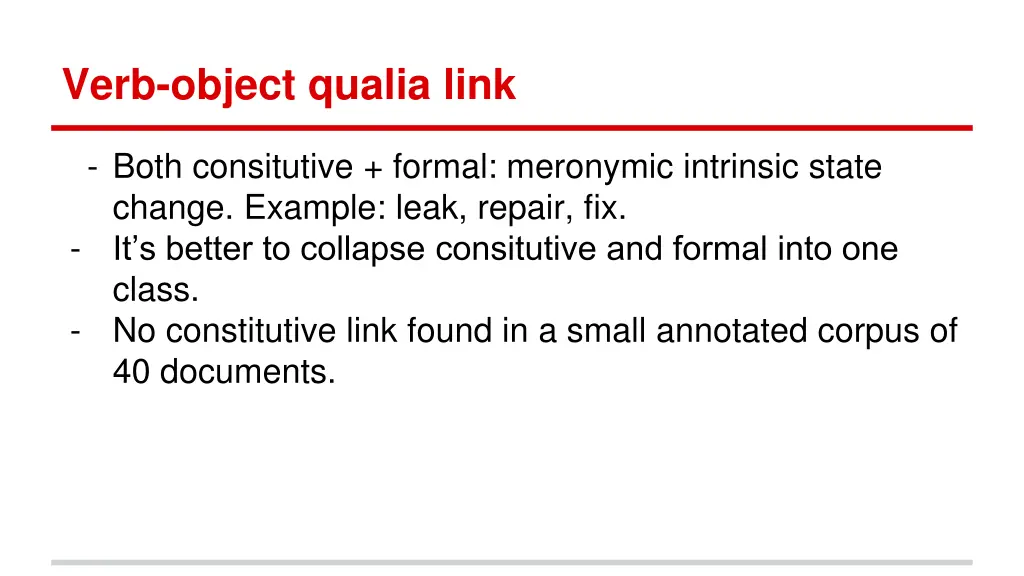 verb object qualia link 2