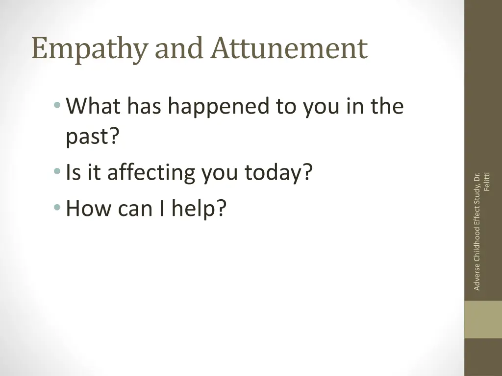 empathy and attunement