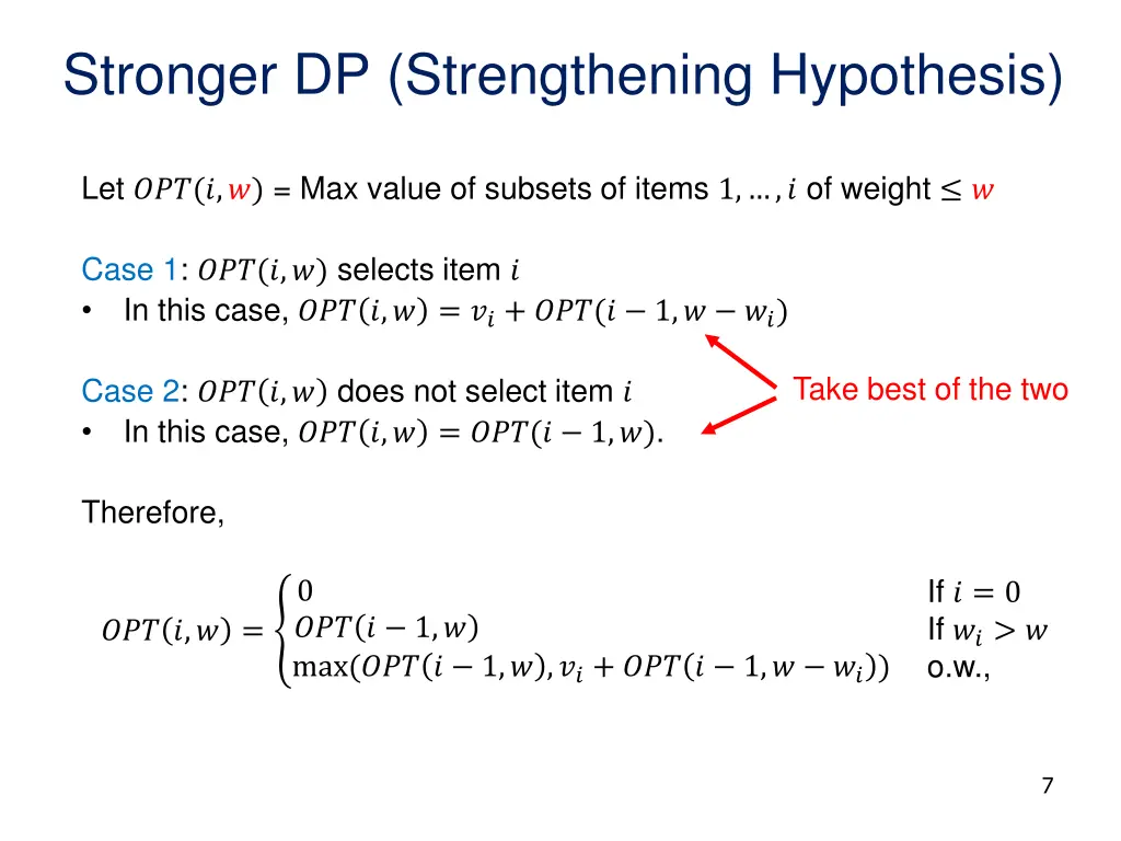 stronger dp strengthening hypothesis