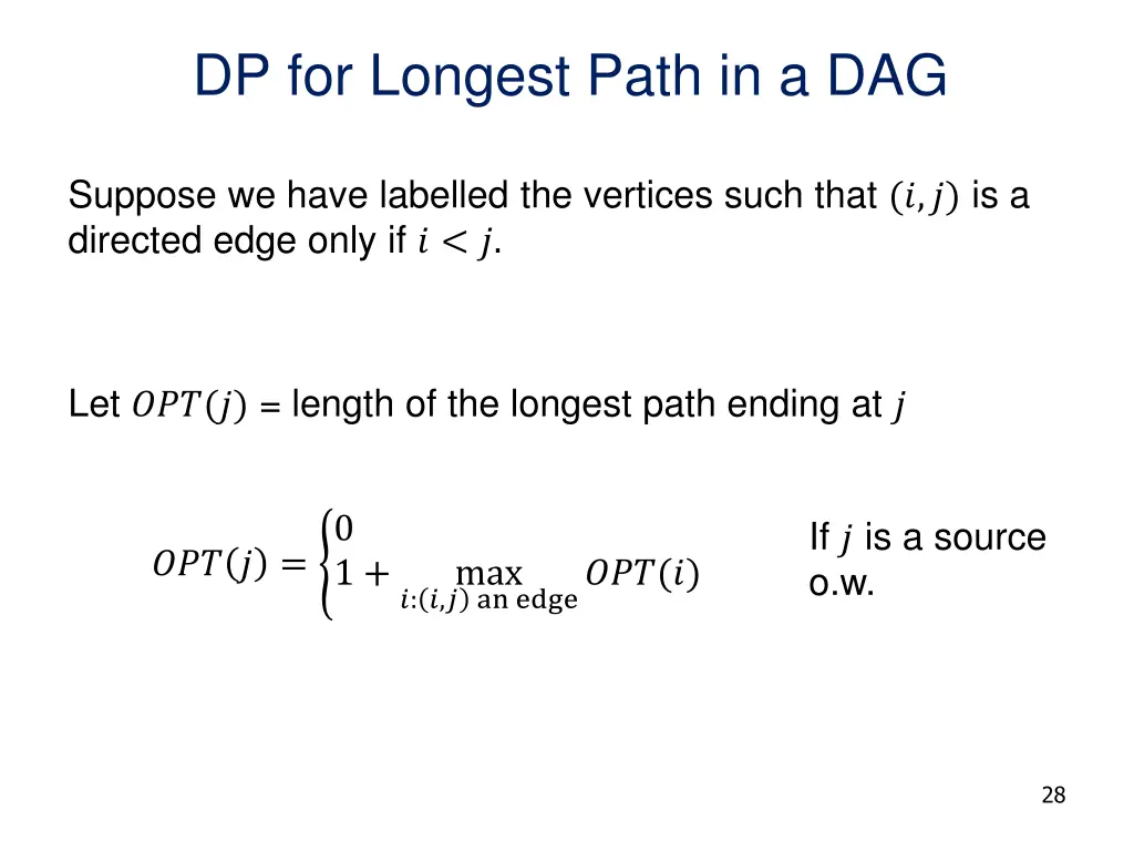 dp for longest path in a dag 2