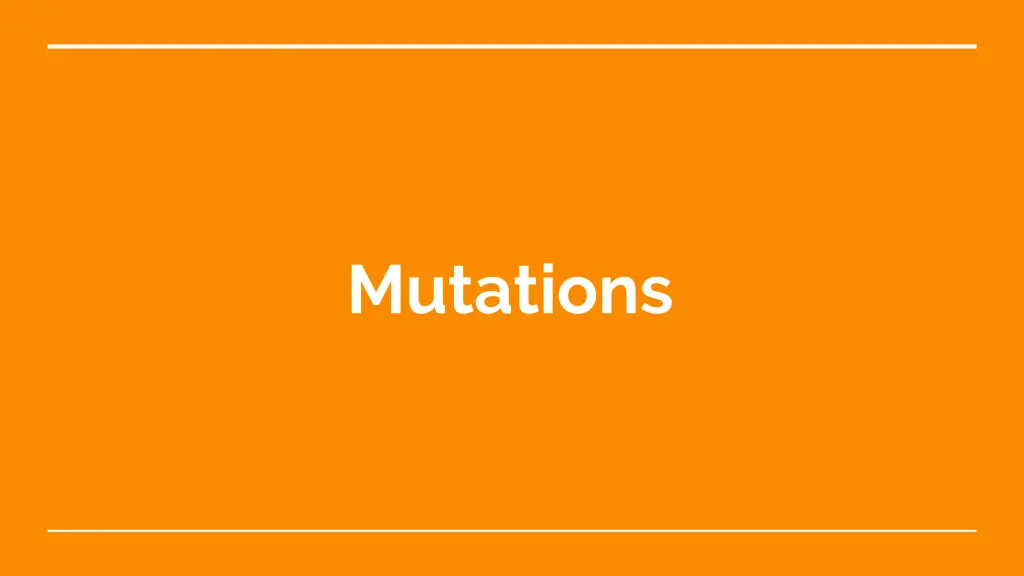 mutations