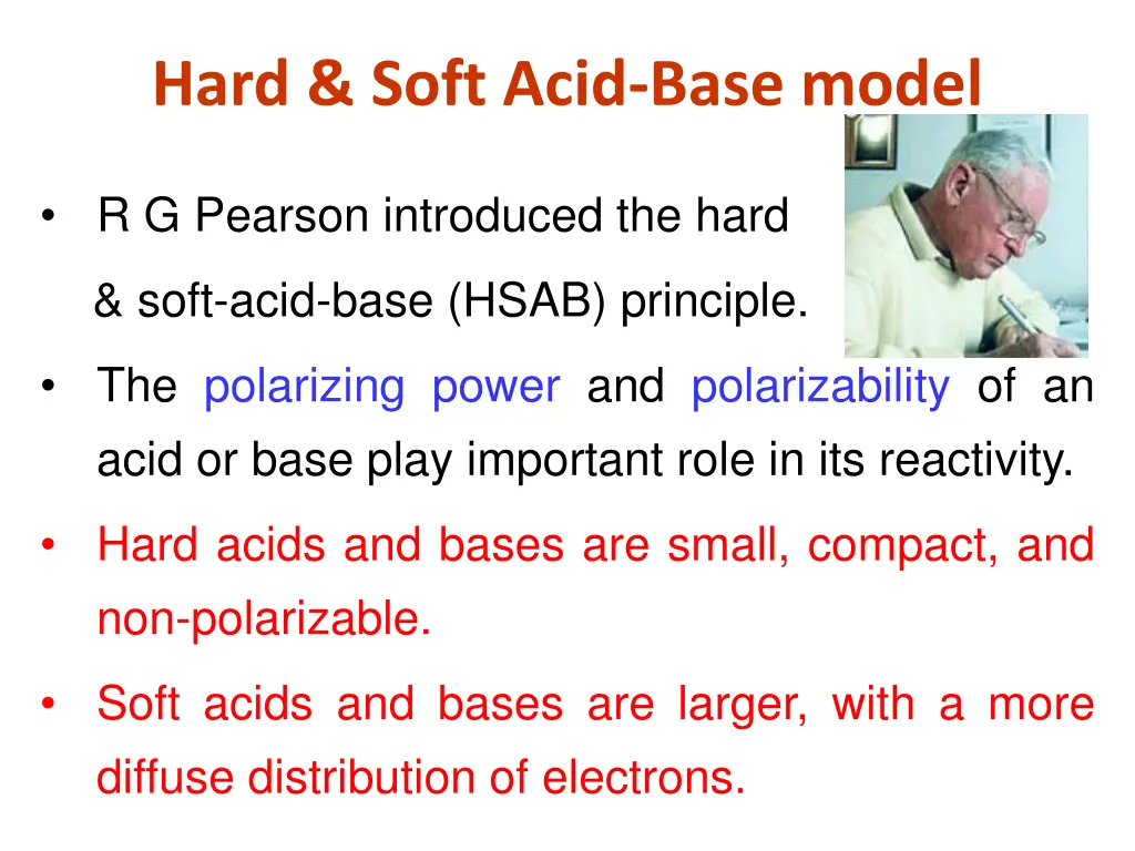 hard soft acid base model