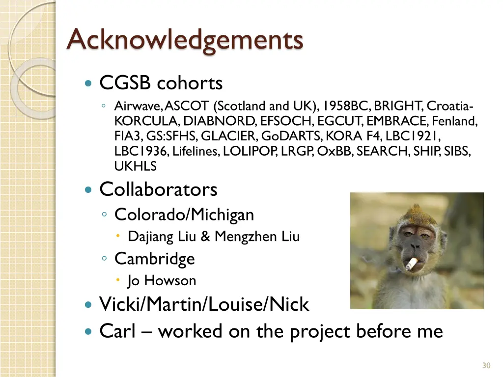 acknowledgements