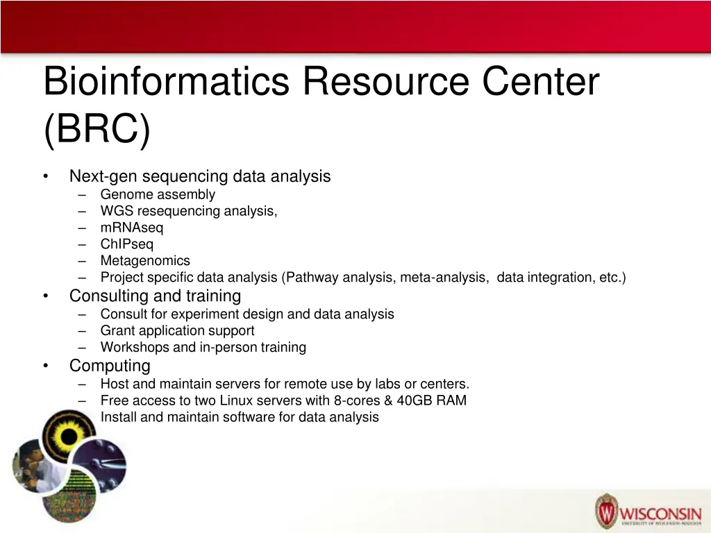 bioinformatics resource center brc