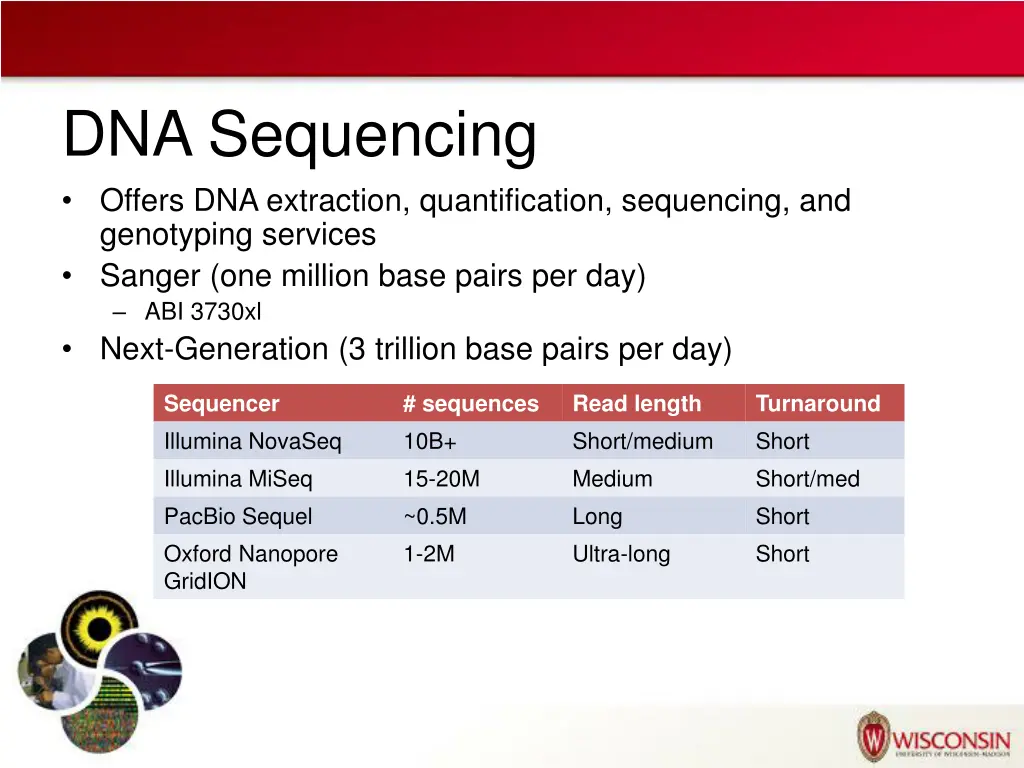 dna sequencing offers dna extraction