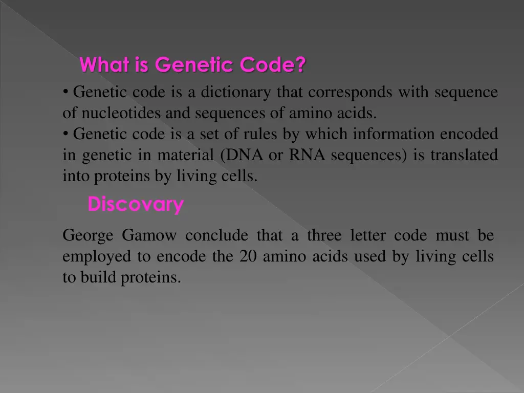 what is genetic code genetic code is a dictionary