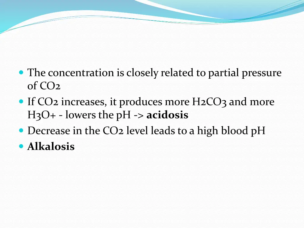 the concentration is closely related to partial