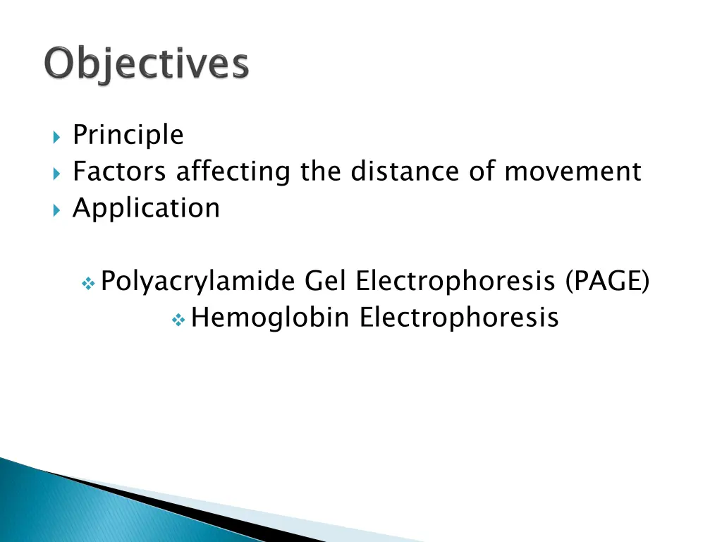 principle factors affecting the distance