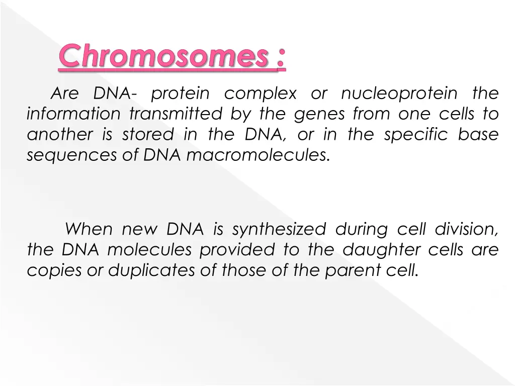 chromosomes