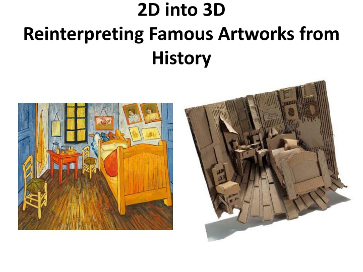 2d into 3d