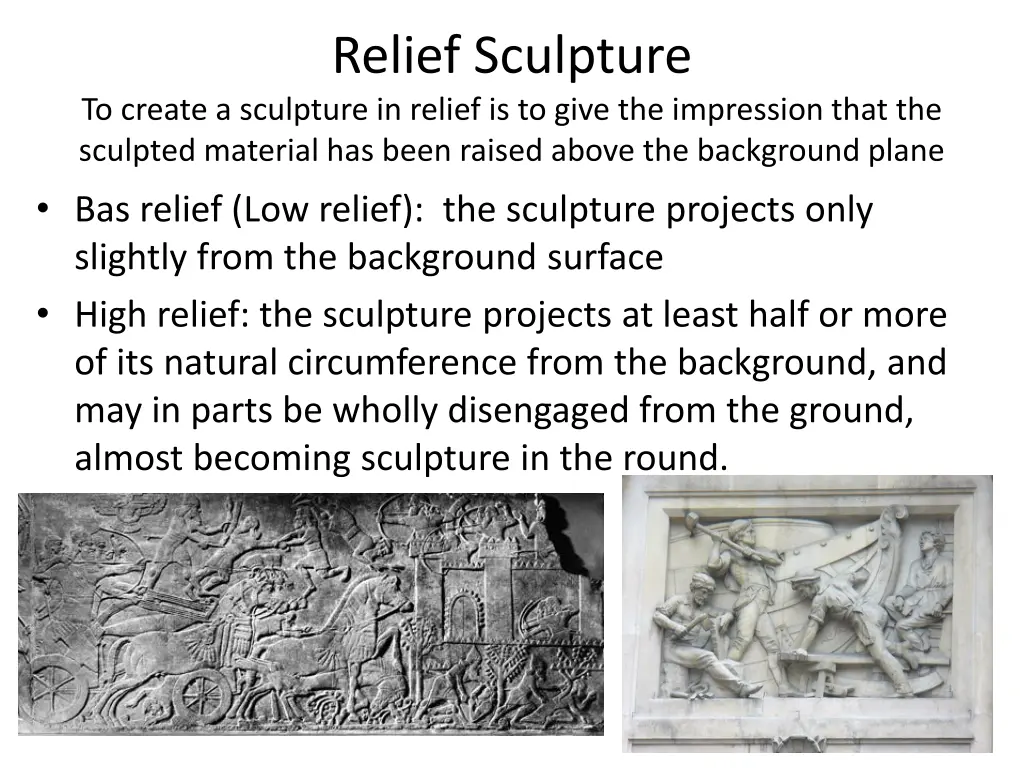 relief sculpture