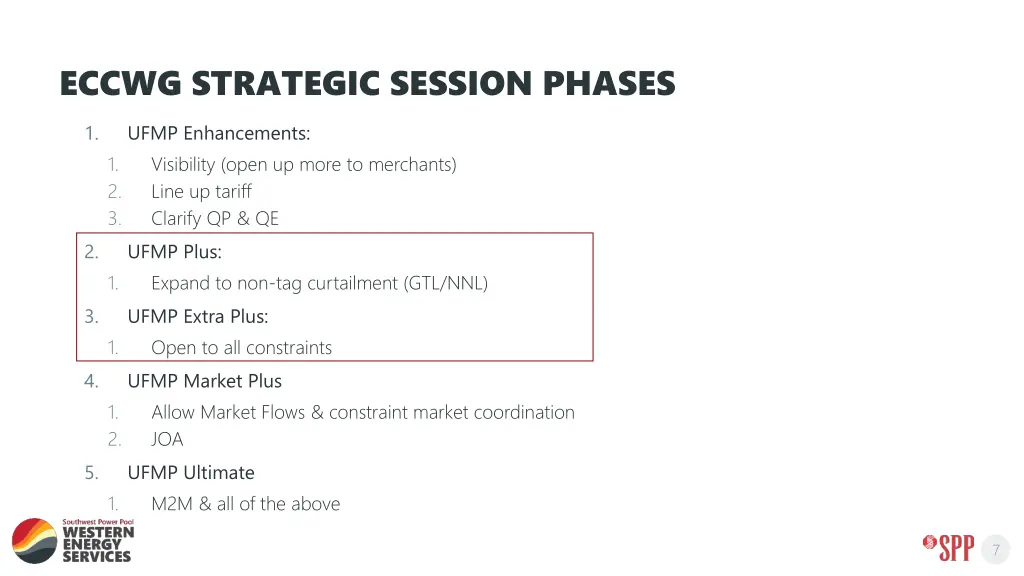 eccwg strategic session phases