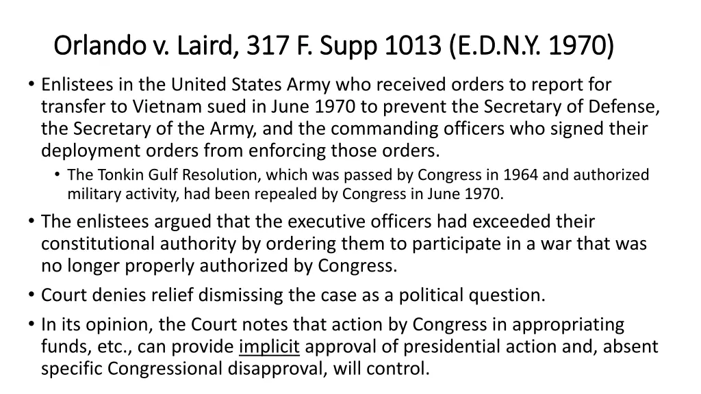 orlando v laird 317 f supp 1013 e d n y 1970