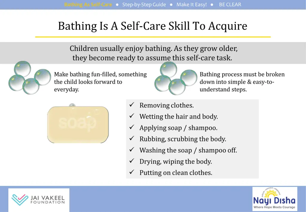 bathing as self care step by stepguide make