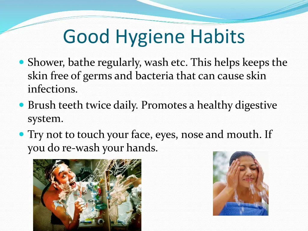 good hygiene habits