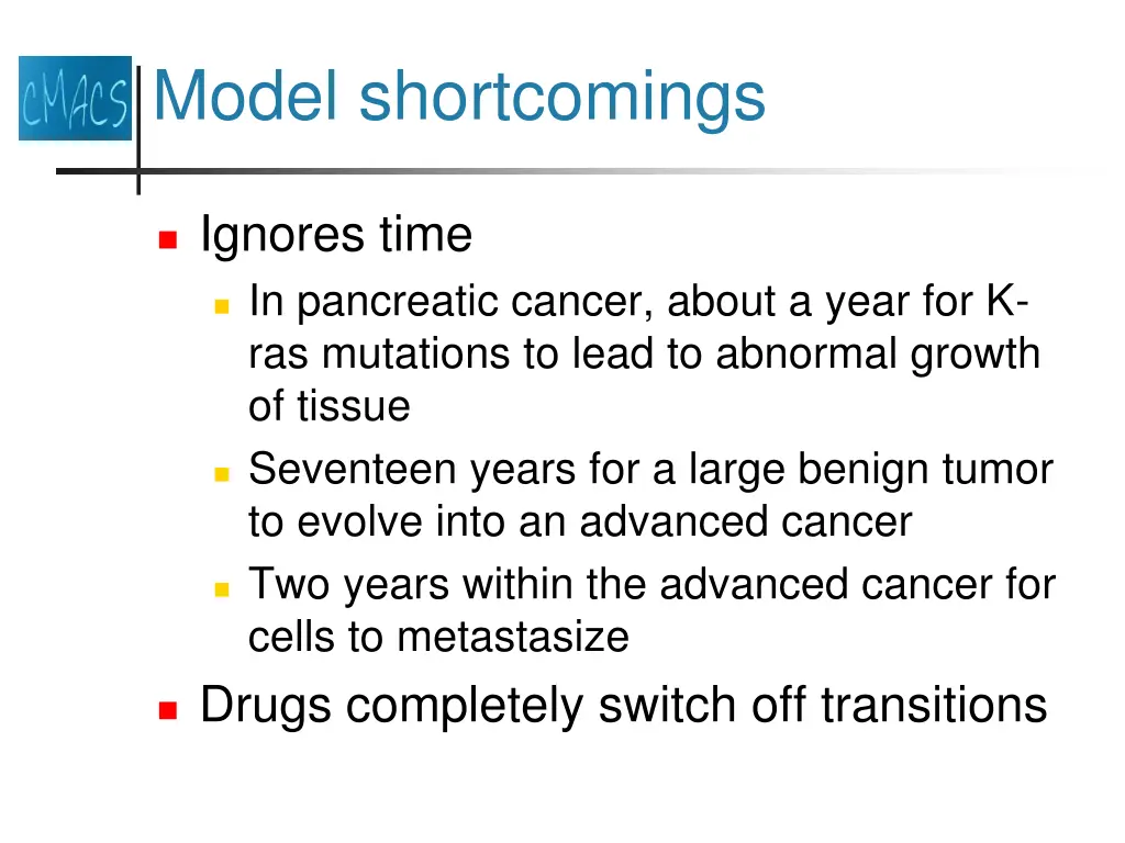 model shortcomings