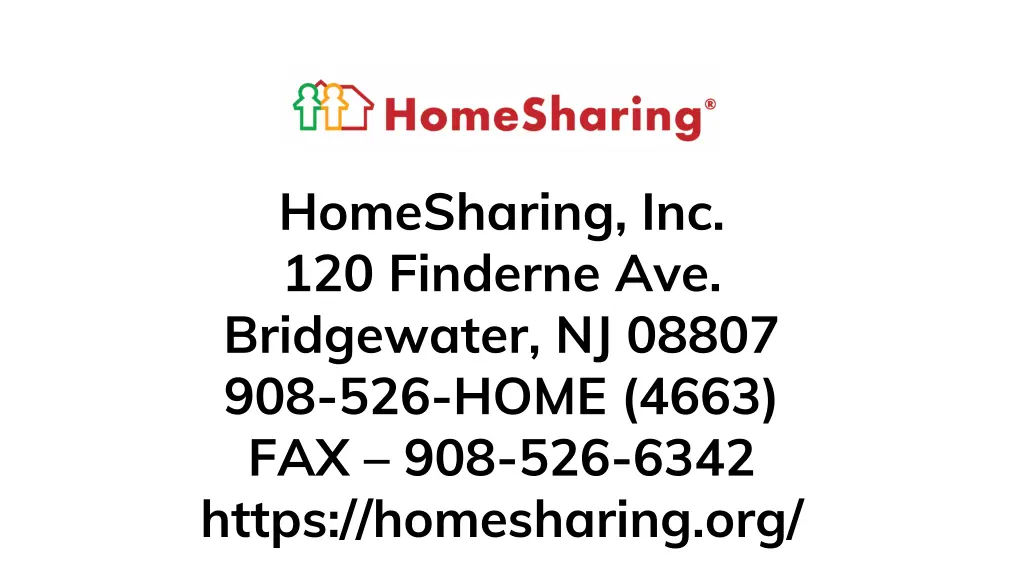 homesharing inc 120 finderne ave bridgewater