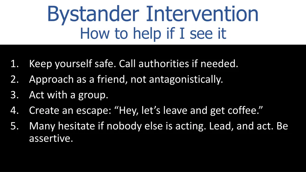 bystander intervention how to help if i see it