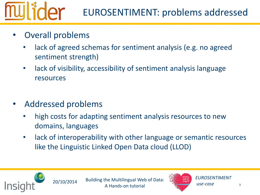 eurosentiment problems addressed