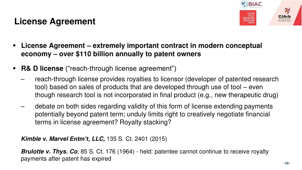 license agreement