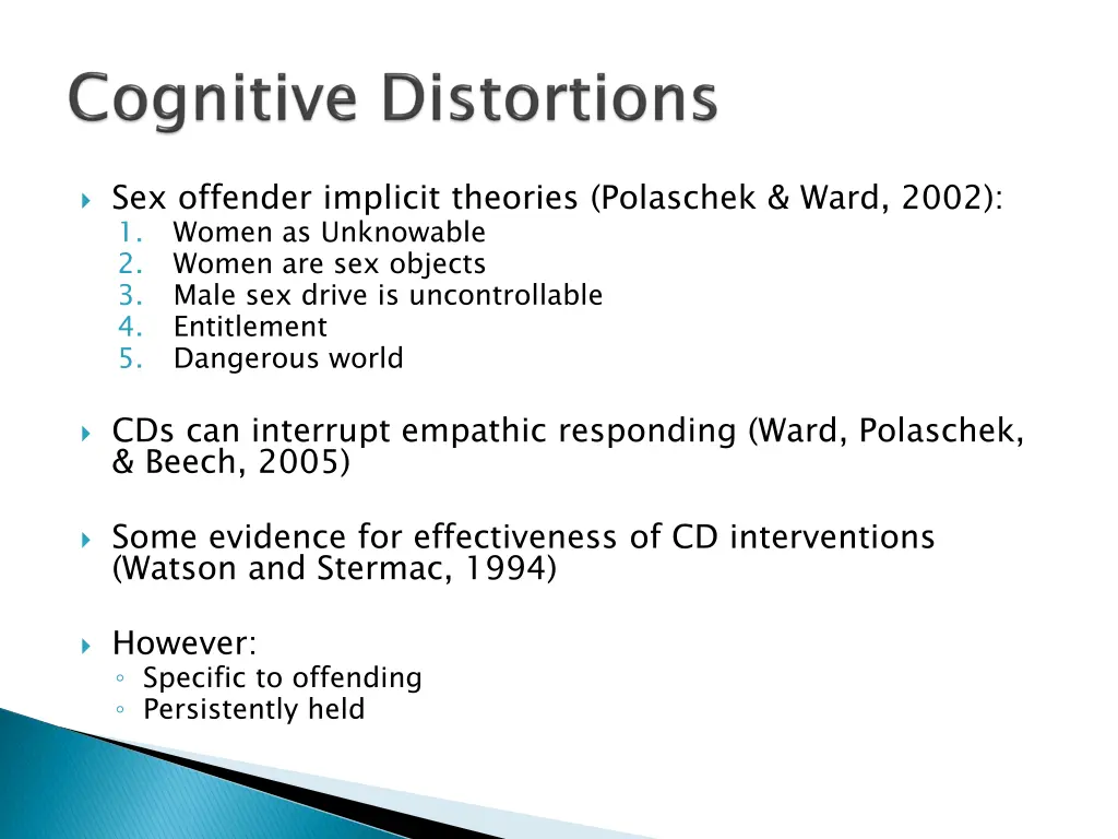 sex offender implicit theories polaschek ward