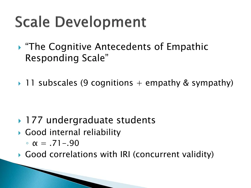 the cognitive antecedents of empathic responding