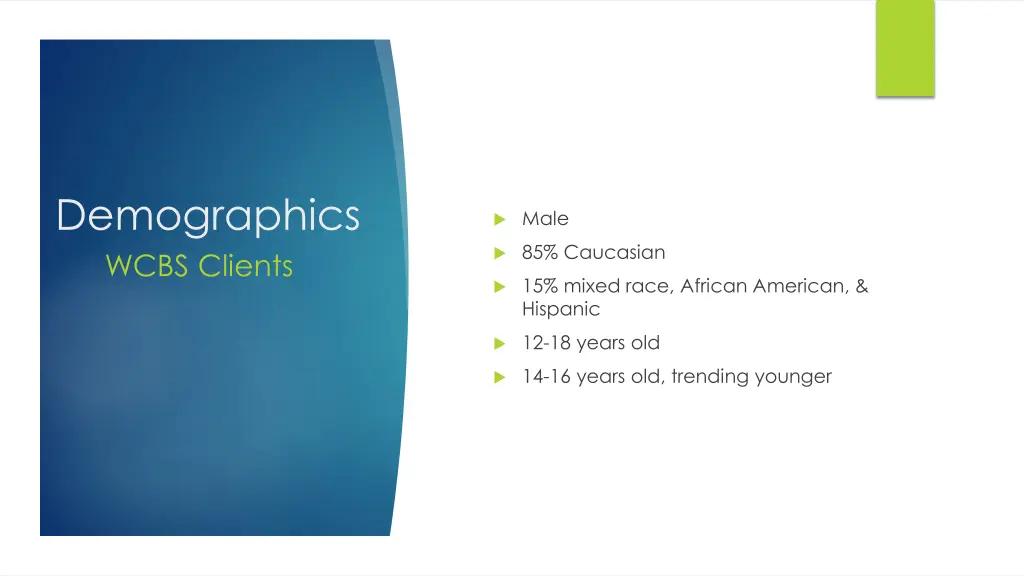 demographics wcbs clients