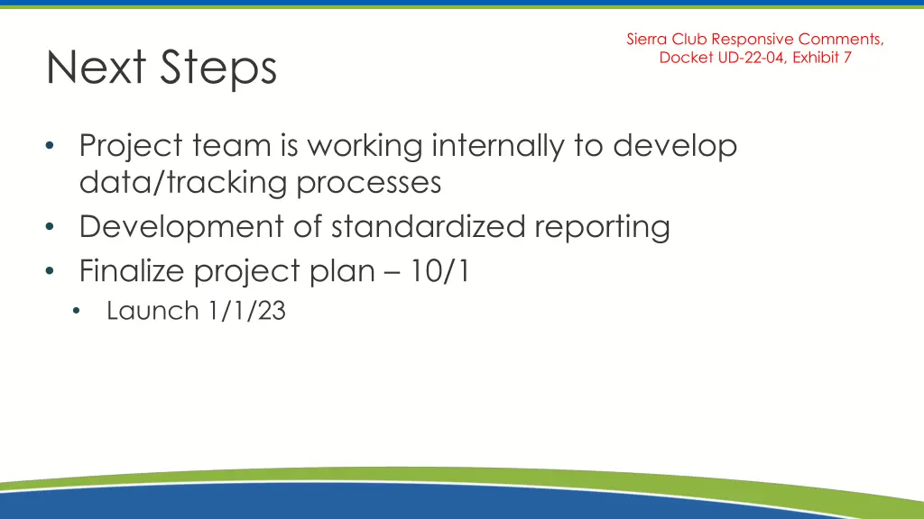 sierra club responsive comments docket 10