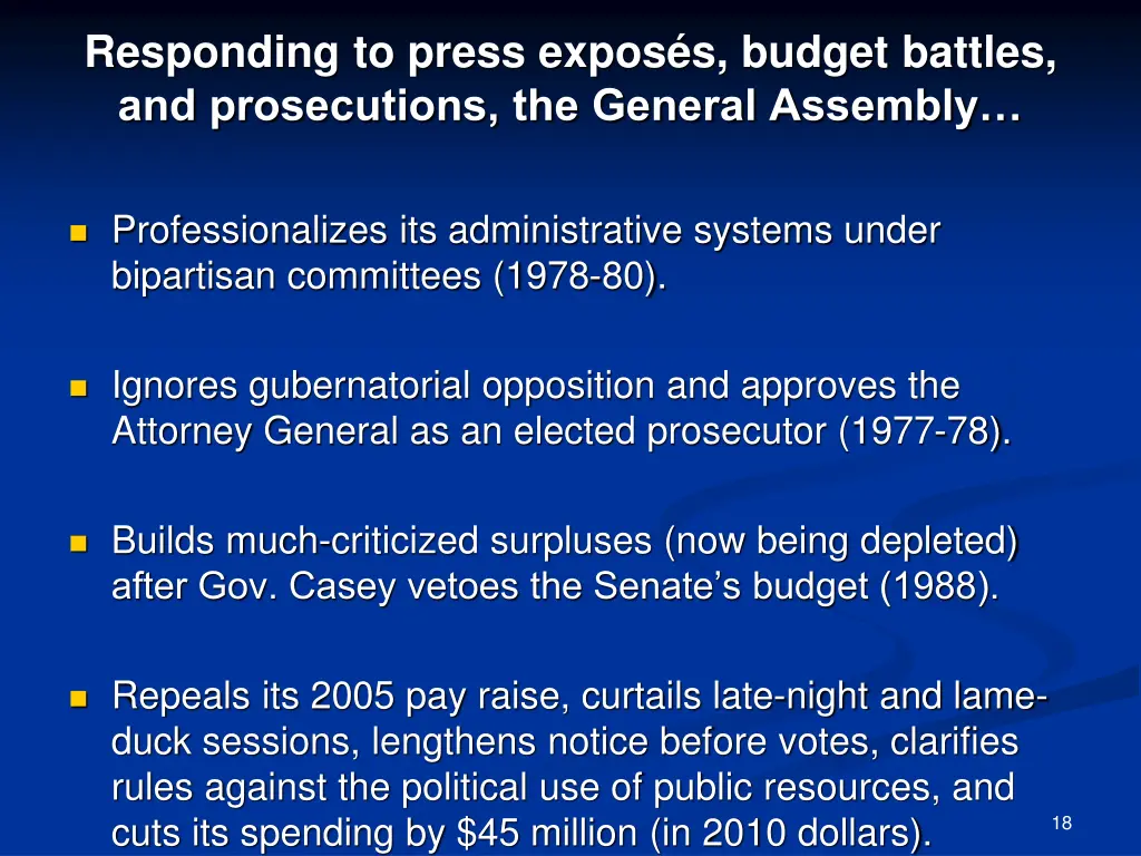 responding to press expos s budget battles