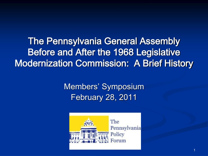 the pennsylvania general assembly