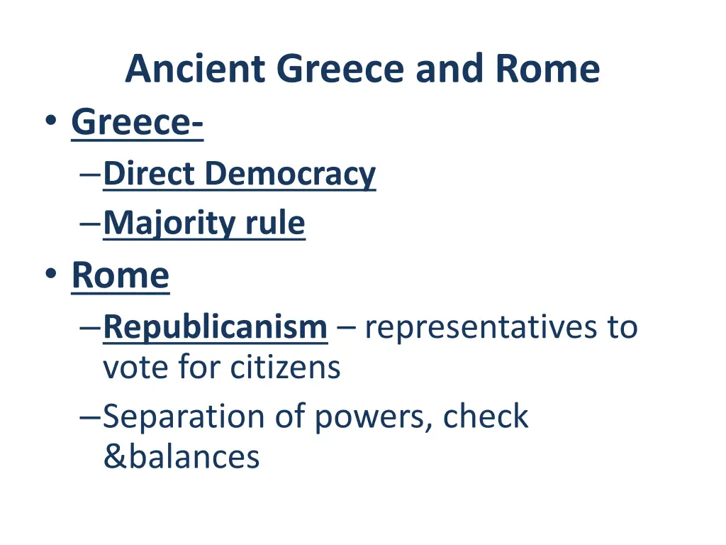 ancient greece and rome greece direct democracy