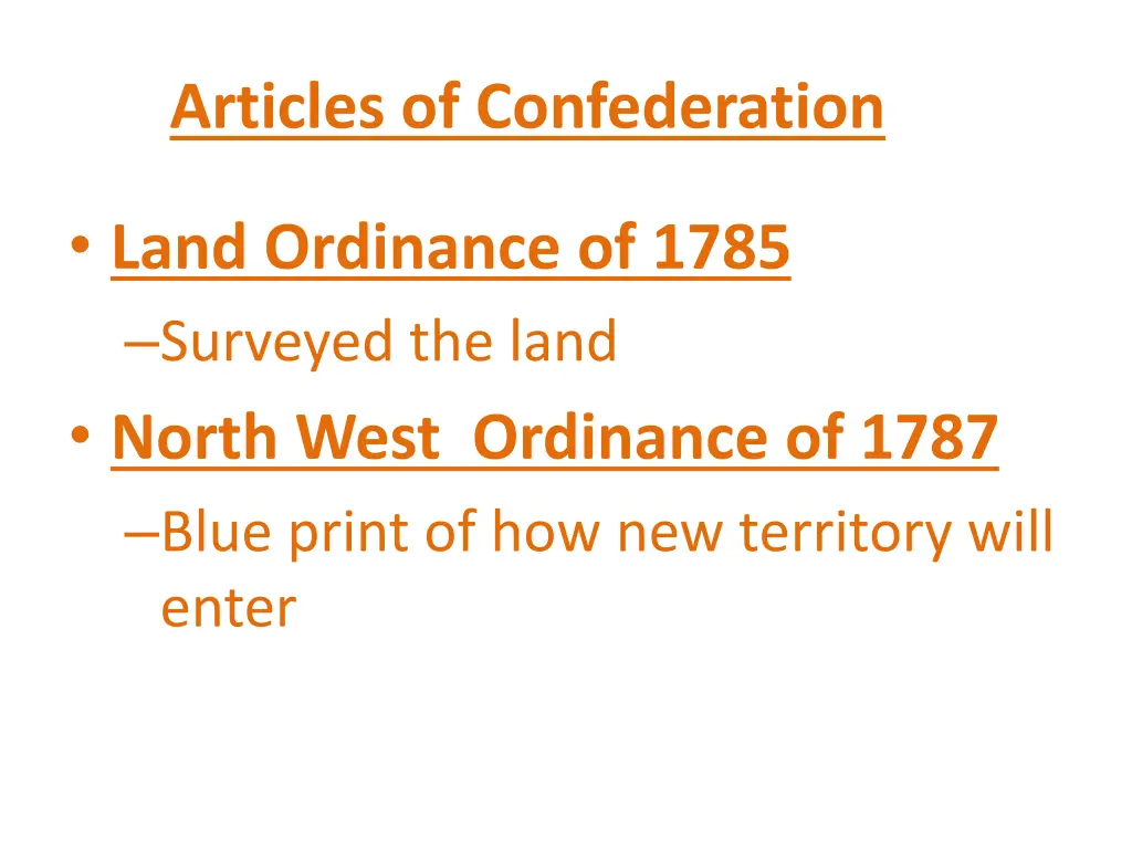 articles of confederation