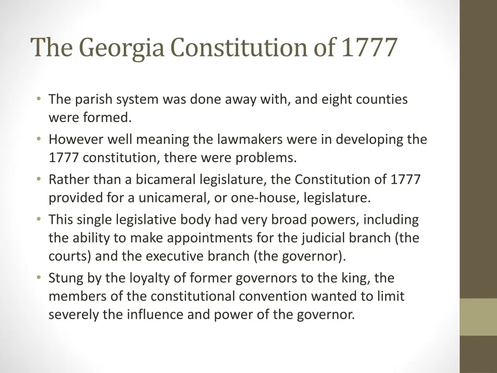 the georgia constitution of 1777 2