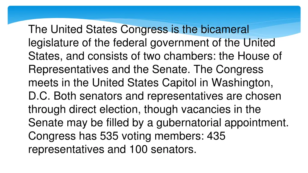 the united states congress is the bicameral