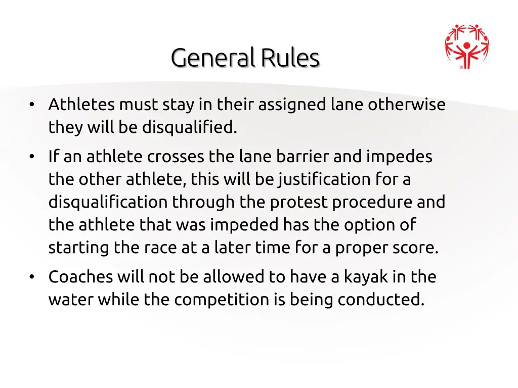 general rules 1