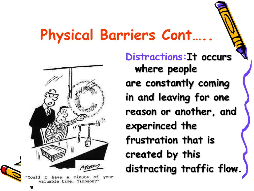 physical barriers cont